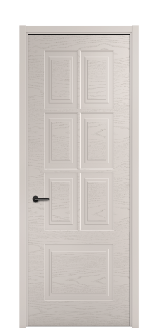 Дверь межкомнатная Паола 1 Цвет Дымчатый Brash Покрытие Эмаль брашированная  Наличник L 50 Цена 44375