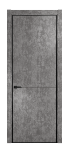 Дверь межкомнатная Слот 10-001 Цвет Эспрессо 1017M Покрытие ШПОН Мультишпон Наличник L 75 Цена 49256