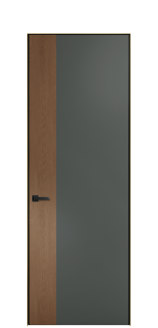 Дверь межкомнатная Дуэт 19 Цвет Пихтовый Покрытие ЭМАЛИ Эмаль Наличник Скрытый короб золото Цена 56877