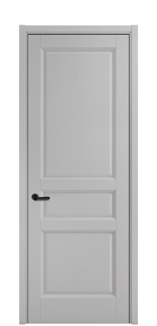 Дверь межкомнатная Неоклассик 4 Цвет Ясень Галечный Покрытие ЭМАЛИ Шпон крашеный Наличник L 50 Цена 49635