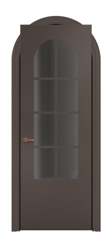 Дверь межкомнатная А-Сиена 10 DGO Цвет Коричневый Покрытие ЭМАЛИ Эмаль Наличник  AF 90 Цена 115914