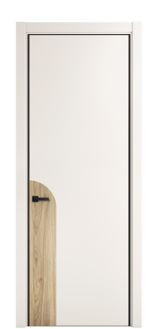 Дверь межкомнатная Дуэт 20 Цвет Молочный Покрытие ЭМАЛИ Эмаль Наличник L 75 Цена 53556